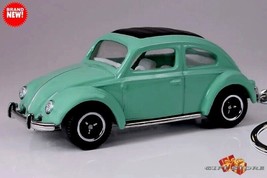 Rare Key Chain Ring Turquoise Volkswagen Vw Beetle Bug Ragtop Custom Ltd Edition - £38.25 GBP