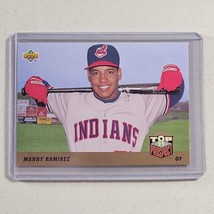 Manny Ramirez Rookie Card Cleveland Indians #433 Baseball 1993 Upper Deck - £5.50 GBP