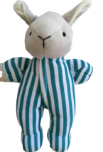 Goodnight Moon Bunny Plush Rattle Striped Pajamas Kids Preferred Bean Bag 8&quot; - £8.87 GBP