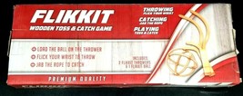Flikkit Wooden Toss &amp; Catch Game, Throwing, Catching, Playing NEW - £23.73 GBP