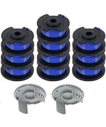 String Trimmer Spool Kit 12-Pack And Caps 2-Pack For Ryobi One Plus 18V ... - $35.30 CAD