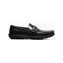 Stacy Adams Embrey Moc Toe Bit Slip-On Dress Shoes Black 25703-001 image 2