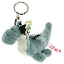 NICI Sea Dragon Blue Stuffed Toy Animal Key Ring 4 inches 10 cm - $11.50