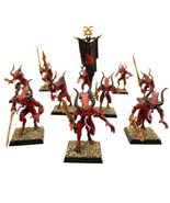 Chaos Daemons Bloodletters of Khorne 10 Painted Miniatures Warhammer - £98.29 GBP