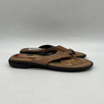 A Giannetti J38372 Womens Brown Comfort Slip On Flip Flop Sandal Size 9 - $24.74