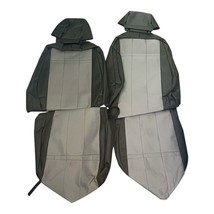 CalTrend DuraPlus Slip on Seat Cover 2022 Honda Civic Front Sport Charcoal Black image 4