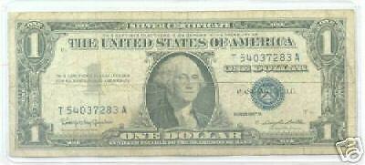 Primary image for 1957 B Circulated SILVER CERTIFICATE - One Dollar Note