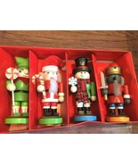 One Peppermint Twist Nutcracker Ornaments North Pole Trading New inbox C... - £10.78 GBP