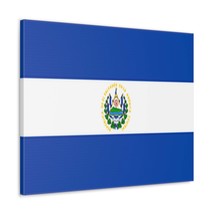 El Salvador Country Flag Canvas Vibrant Wall Art Unframed Home Decor - £60.74 GBP+