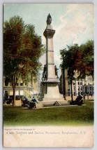 Binghamton NY Soldiers And Sailors New York  Postcard D50 - £3.82 GBP