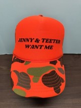 49-131 OTTO CAP Neon Camouflage Jenny &amp; Teeter Want Me  Snap Back Trucker Hat  - £20.77 GBP
