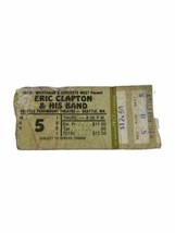 Eric Clapton &amp; The Fabulous Thunderbirds Concert Ticket Stub 3/5/1981 Seattle - £9.28 GBP