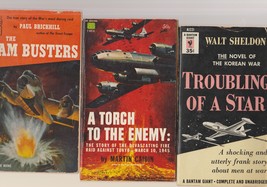 3 air attack novels WWII &amp; Korean War &#39;50s/&#39;60s pbs 1sts - £12.78 GBP