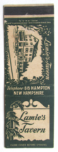 Lamie&#39;s Tavern - Hampton, New Hampshire Restaurant 20 Strike Matchbook C... - £1.56 GBP