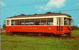 Trolley Car Midwest Old Settlers &amp;Threshers Mt Pleasant Iowa Postcard PC555 - £3.92 GBP