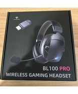 Wireless Gaming Headset W Detachable Noise Cancelling Microphone 2.4G Bl... - £29.31 GBP