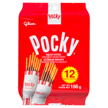 2 bags of Glico POCKY Chocolate Biscuits Sticks 156g/12 count each Free ... - £19.73 GBP