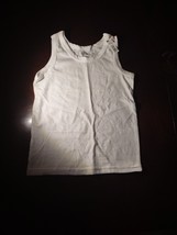 Chili Peppers Unisex Size 4/5 White Tank Top - $13.86
