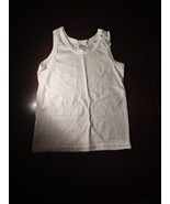 Chili Peppers Unisex Size 4/5 White Tank Top - $13.86
