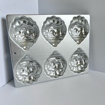 Wilton Cake Pan Mold Clown Faces Six Cakes Vintage Baking - $277.60 MXN