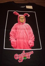 A Christmas Story Pink Bunny Suit Ralphie T-Shirt Mens Large New Holidays - £15.64 GBP