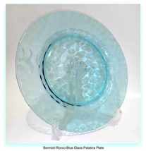 Bormioli Rocco Blue Glass Palatina Plate   - $24.95