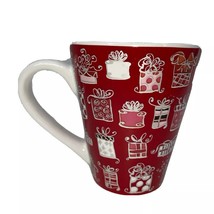 Starbucks Mug Red &amp; White Ceramic Christmas Gift Design  2004 12 oz - $111.49 MXN