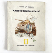 1980 Vintage National Geographic Map Quebec Newfoundland Canada Historic... - £3.92 GBP