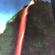 Yosemite National Park Fire Fall Glacier Point Vintage Postcard - £7.81 GBP