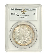 1899-O $1 PCGS MS64 (Micro O) ex: D.L. Hansen - £25,149.32 GBP