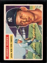 1956 Topps #88B Johnny Kucks Good+ (Rc) Yankees White Backs *NY3982 - £3.53 GBP