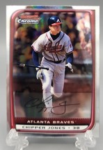 2008 Bowman Chrome Base Card #164 Chipper Jones Atlanta Braves HOF MLB - £2.24 GBP