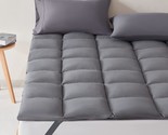 Sleep Zone Cooling Mattress Topper Twin Xl Quilted Fitted Mattress, Twin... - $68.94
