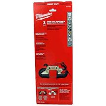 Milwaukee 44.9 in. L X 0.5 in. W Bi-Metal Band Saw Blade 18 TPI Raker te... - $24.95