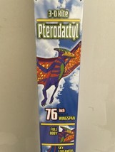 Pterodactyl Dinosaur 3-D Kite 76&quot; Wingspan Full Body Streamer Ripstop Fabric NEW - £55.69 GBP