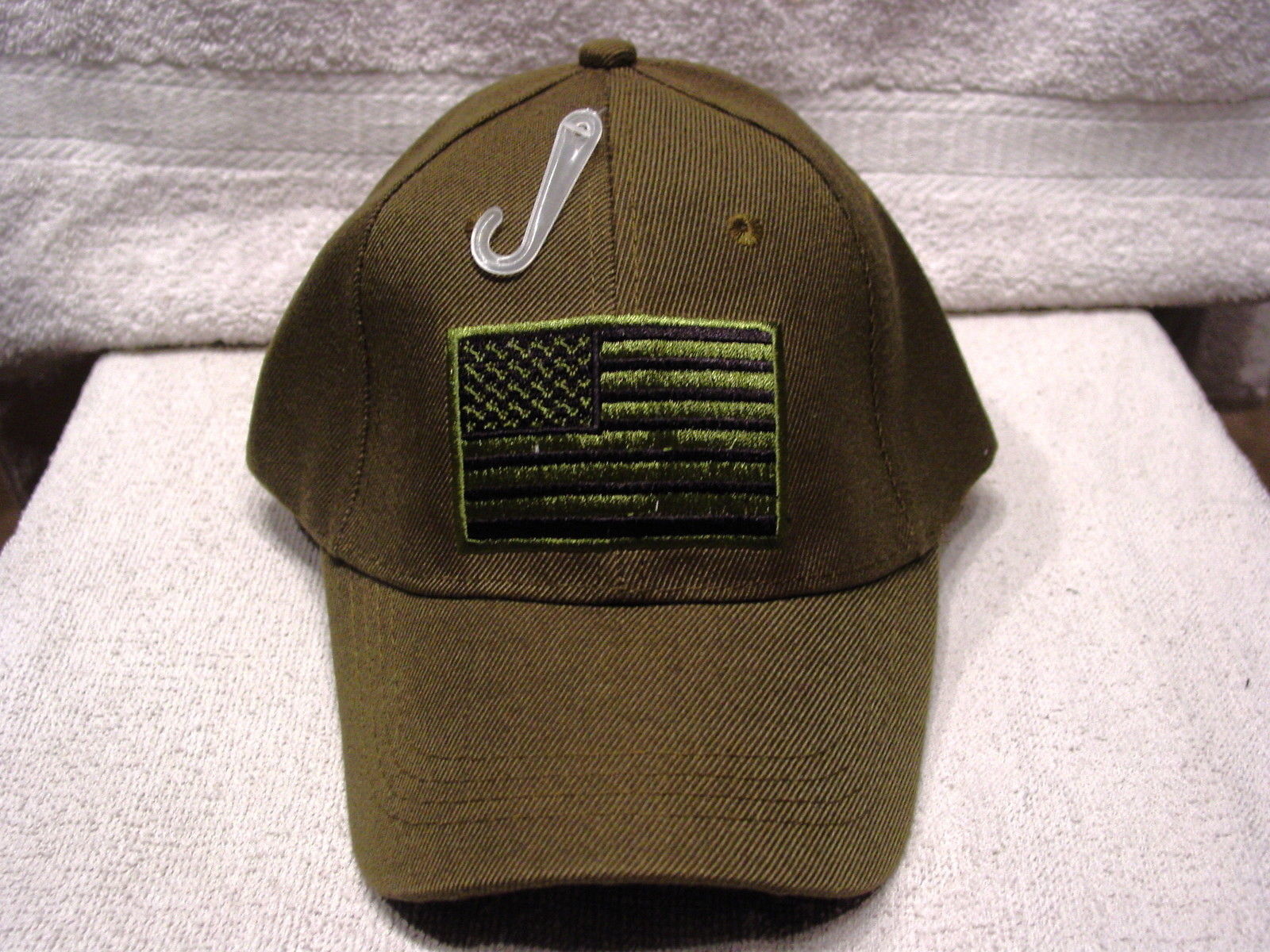 Primary image for UNITED STATES AMERICAN FLAG BASEBALL CAP ( GREEN)