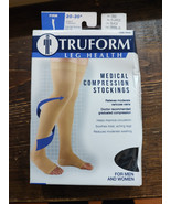 Truform Stockings Thigh High Open Toe 20-30 mmHg XL BLACK (0868BL-XL) - $27.89 CAD