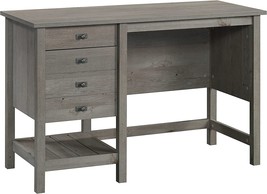 Sauder Cottage Road Pedestal Desk With Storage, Mystic Oak Finish - £202.03 GBP