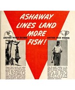 Ashaway Nylon Fishing Lines 1953 Advertisement Outdoor Sporting DWDD20 - £23.94 GBP