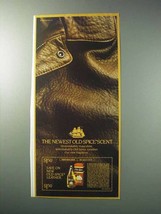 1986 Old Spice Leather After Shave Ad - Newest Scent - £14.60 GBP