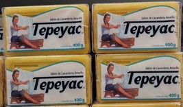 4X TEPEYAC JABON DE LAVANDERIA / LAUNDRY BAR SOAPS - 4 de 400g - ENVIO P... - £17.57 GBP