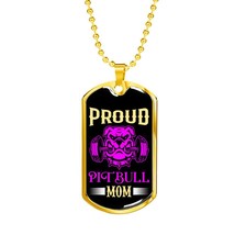 Ull mom necklace stainless steel or 18k gold dog tag 24 chain express your love gifts 1 thumb200
