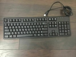 Dell Genuine USB Black Keyboard KB212-B QWERTY UK Layout High Quality Used - £10.92 GBP