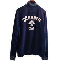 Vintage LRG Jacket Men 5XL Blue Track Embroidered &quot;Leader Of The Pack&quot; Full Zip - £29.52 GBP