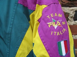 Fila Ski Jacket Italian Team Sponsor Freestyle Colorblock 1990&#39;s Breckenridge - £140.43 GBP
