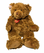 Build a Bear Brown Plush Teddy Bear CENTENNIAL Tag 2001 LTD Pink Bow 18&quot;... - $54.86 CAD