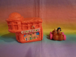 Vintage 1994 McDonald&#39;s Flintstones Toy-S-Aurus Betty and Bam Bam Car - £2.00 GBP
