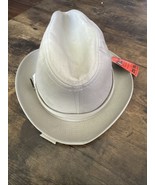 Vintage London Fog Beige All Weather Headwear DuPont Ze Pel Hat Size 6 7/8 - €34,83 EUR