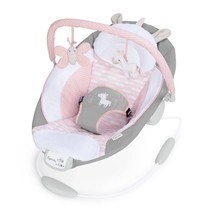 Ingenuity Soothing Baby Bouncer with Vibrating Infant Seat Flora the Uni... - $42.06