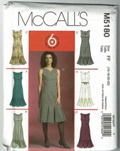 McCalls Sewing Pattern 5180 Dress Misses Petite Size 16-22 - $8.98